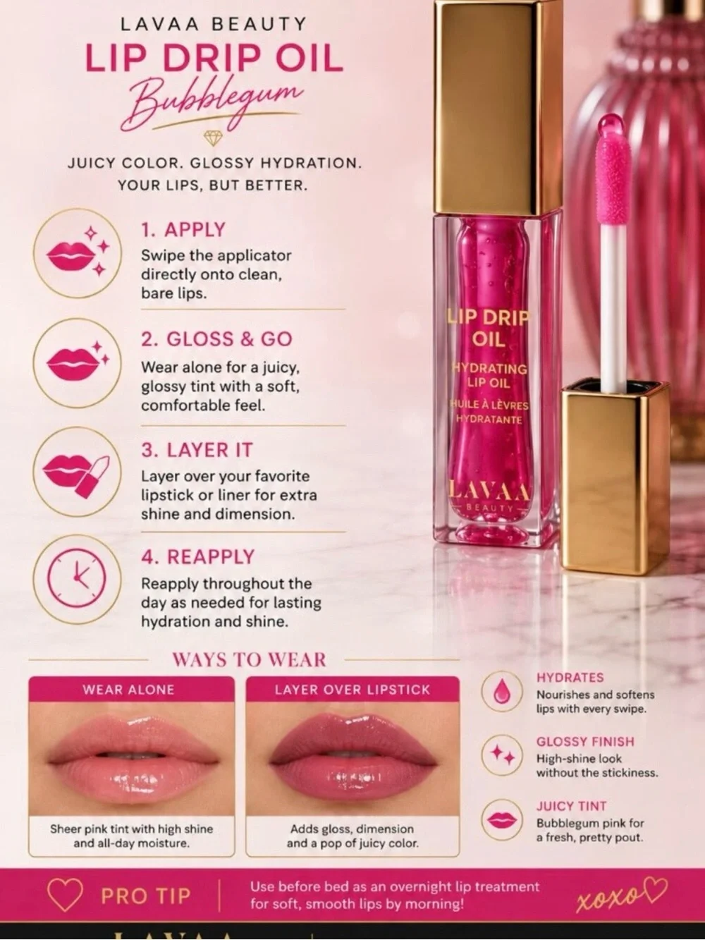 Lavaa lip drip